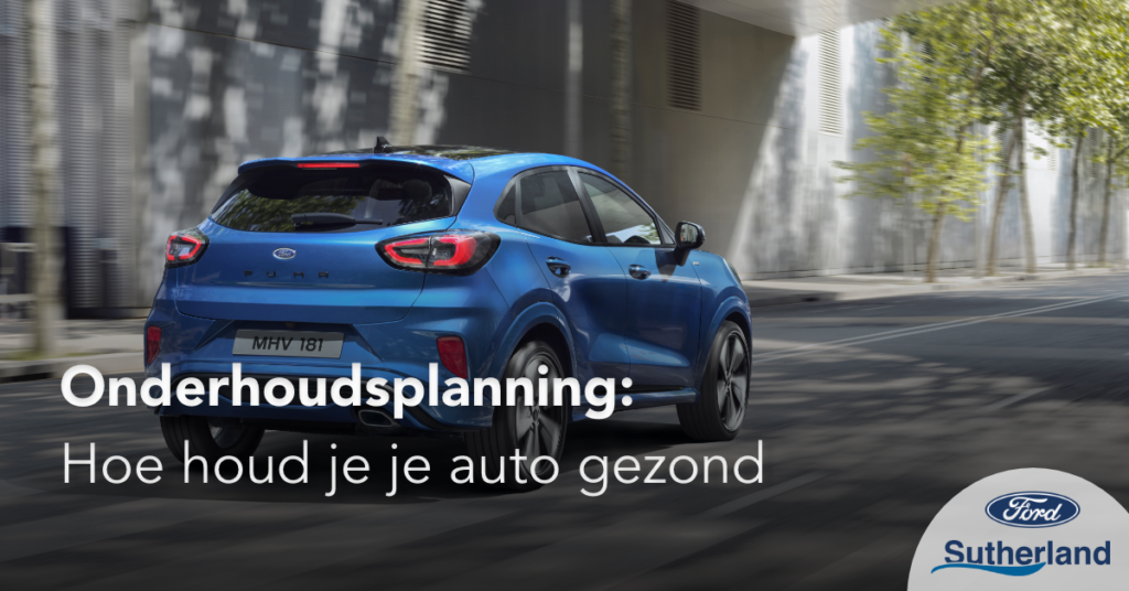 Onderhoudsplanning voor je auto